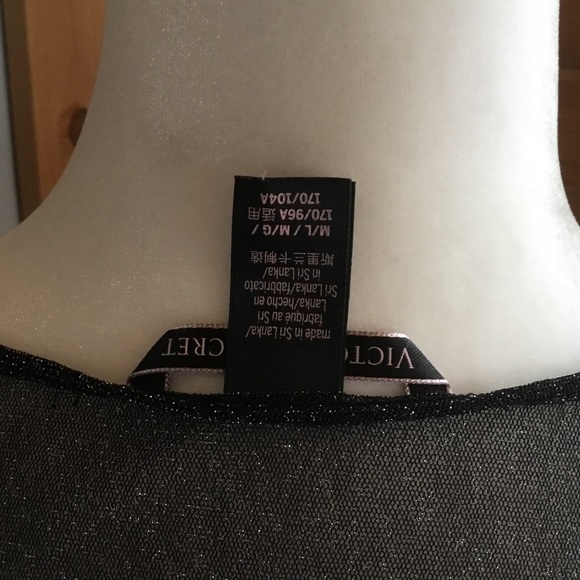 Victoria’s Secret sheer sparkly long sleeved top - Picture 5 of 5